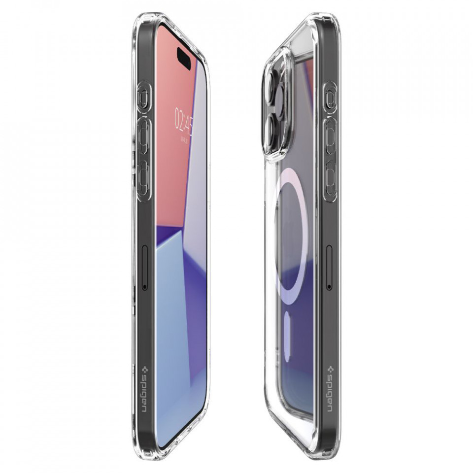Husa iPhone 15 Pro Max, Spigen Ultra Hybrid MagSafe - Alb - 3 | YEO