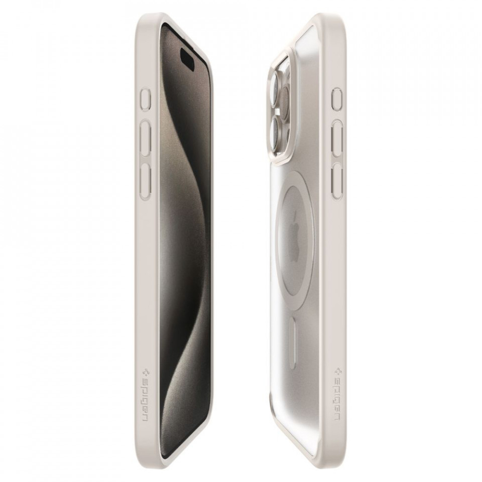 Husa iPhone 15 Pro, Ultra Hybrid Spigen - Natural - 3 | YEO