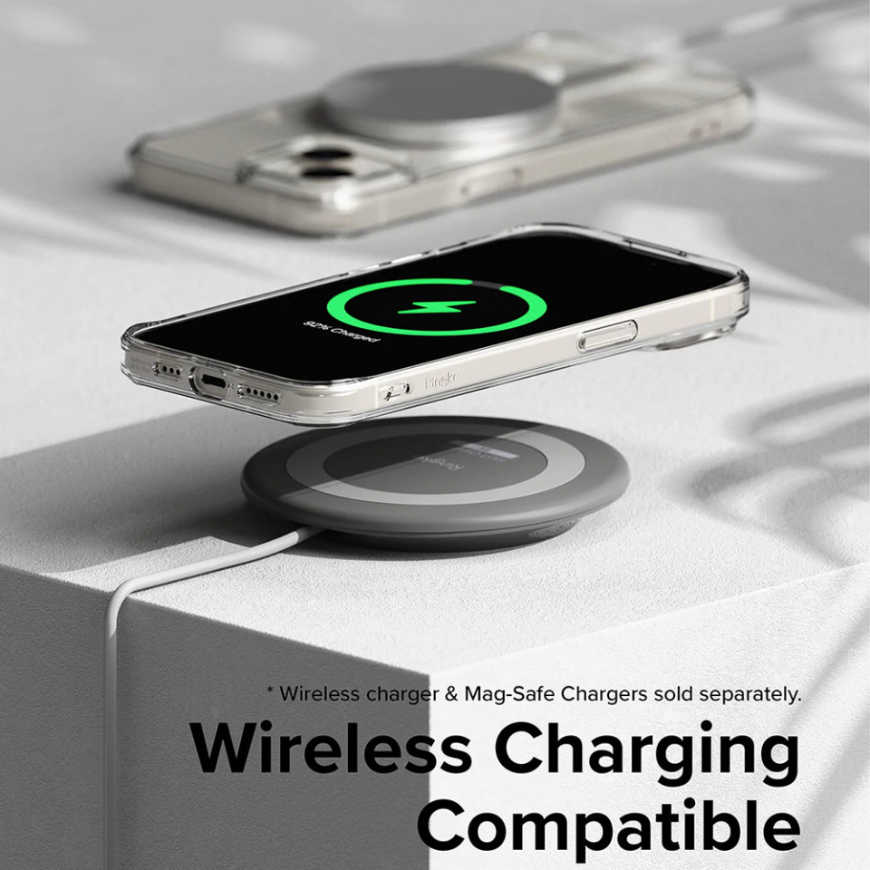 Husa iPhone 15, Ringke Fusion - Clear - 3 | YEO