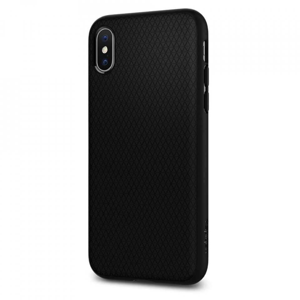Husa iPhone X / XS, Liquid Air Spigen - Negru - 2 | YEO