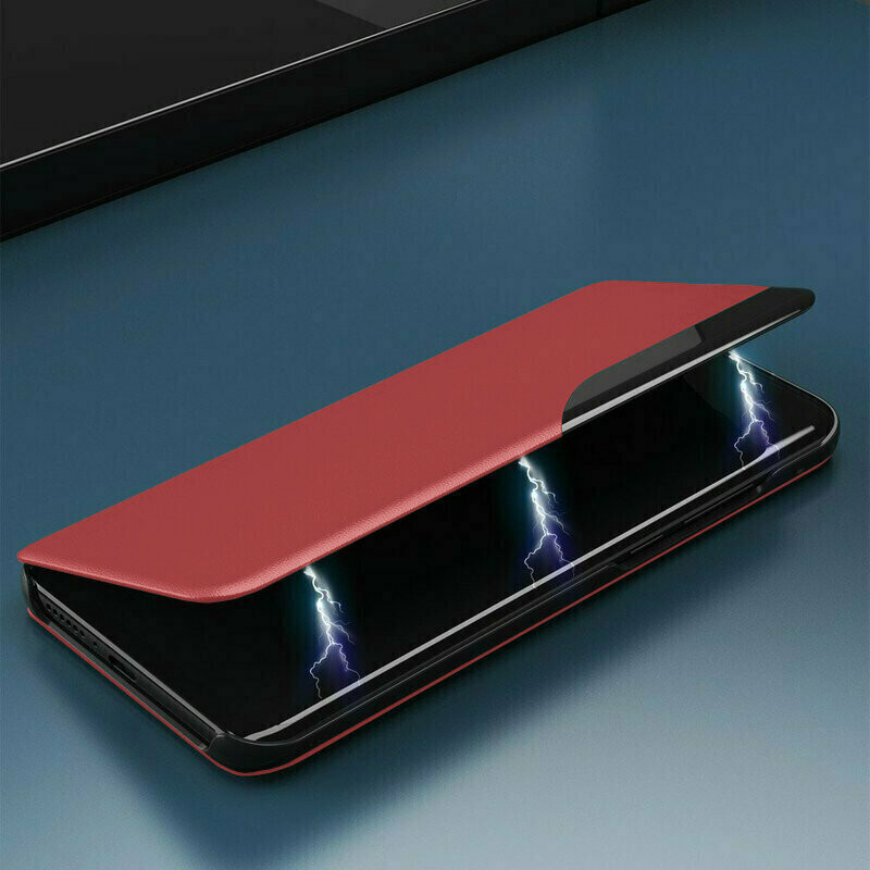 Husa iPhone XS Max tip carte, Techsuit eFold - Rosu - 4 | YEO