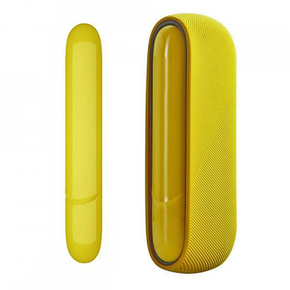 Husa IQOS 3 DUO din silicon, waterproof, Techsuit - Galben