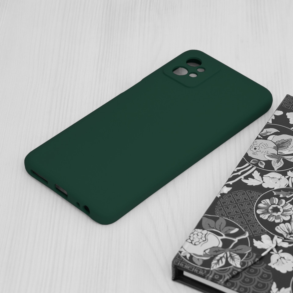 Husa Motorola Moto G32 din silicon moale, Techsuit Soft Edge - Verde - 2 | YEO