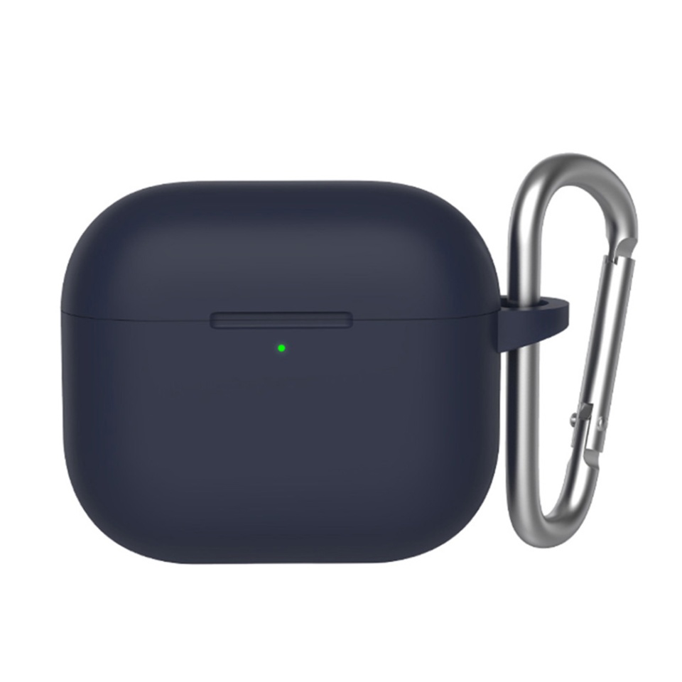 Husa pentru AirPods 3 din silicon moale, Blueo Liquid Silicone, Albastru
