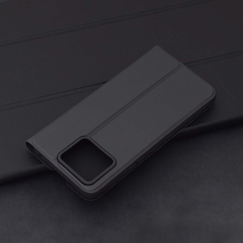Husa pentru Asus Zenfone 11 Ultra, SKYDDAR INNOVATION, Magskin Book, tip Carte cu Portofel Interior, set cu sticker, Negru - 1 | YEO