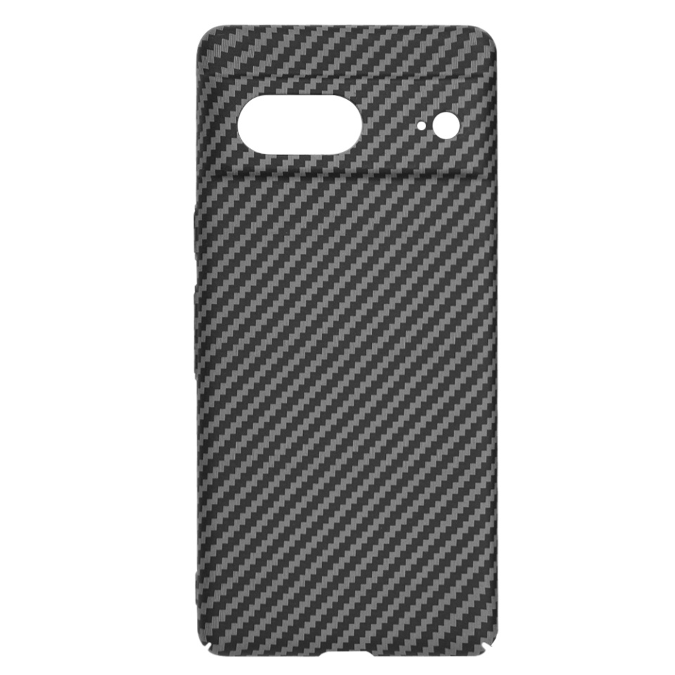 Husa pentru Google Pixel 7, Finisaj Premium cu Textura de Carbon, Design Elegant, SKDR CarbonFlex - Negru - 3 | YEO