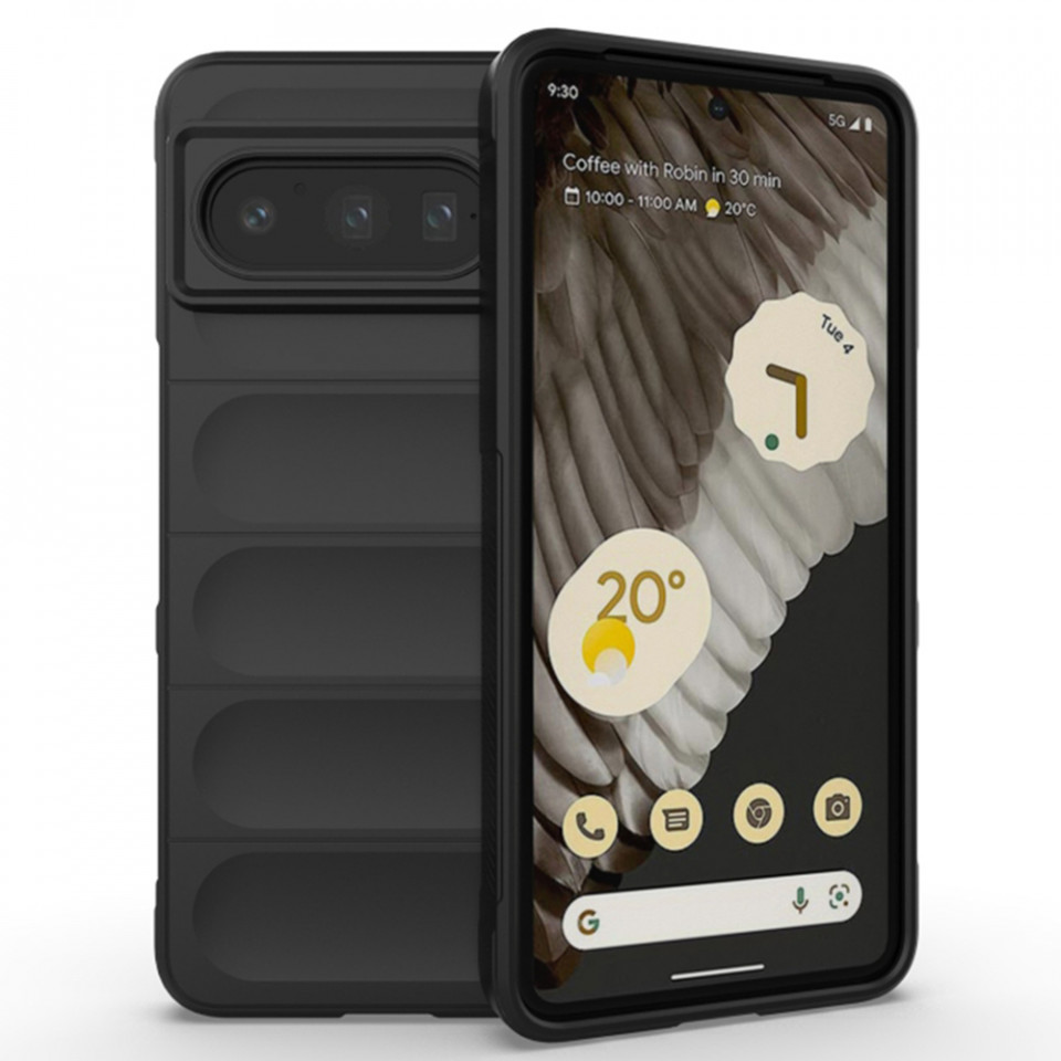 Husa pentru Google Pixel 8 Pro eleganta, din silicon mat, SKDR Vogue - Negru
