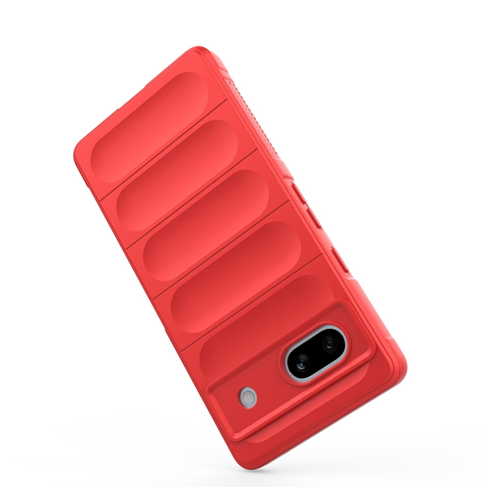 Husa pentru Google Pixel 8a, SKYDDAR INNOVATION, Magic Shield, din Silicon Mat, set cu sticker, Verde - 1 | YEO