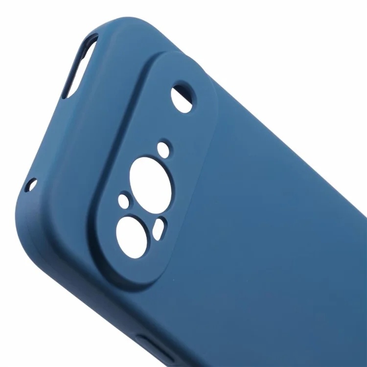 Husa pentru Google Pixel 9 din Silicon Catifelat, Protectie Premium, Skyddar SoftElegance - Bleumarin - 3 | YEO