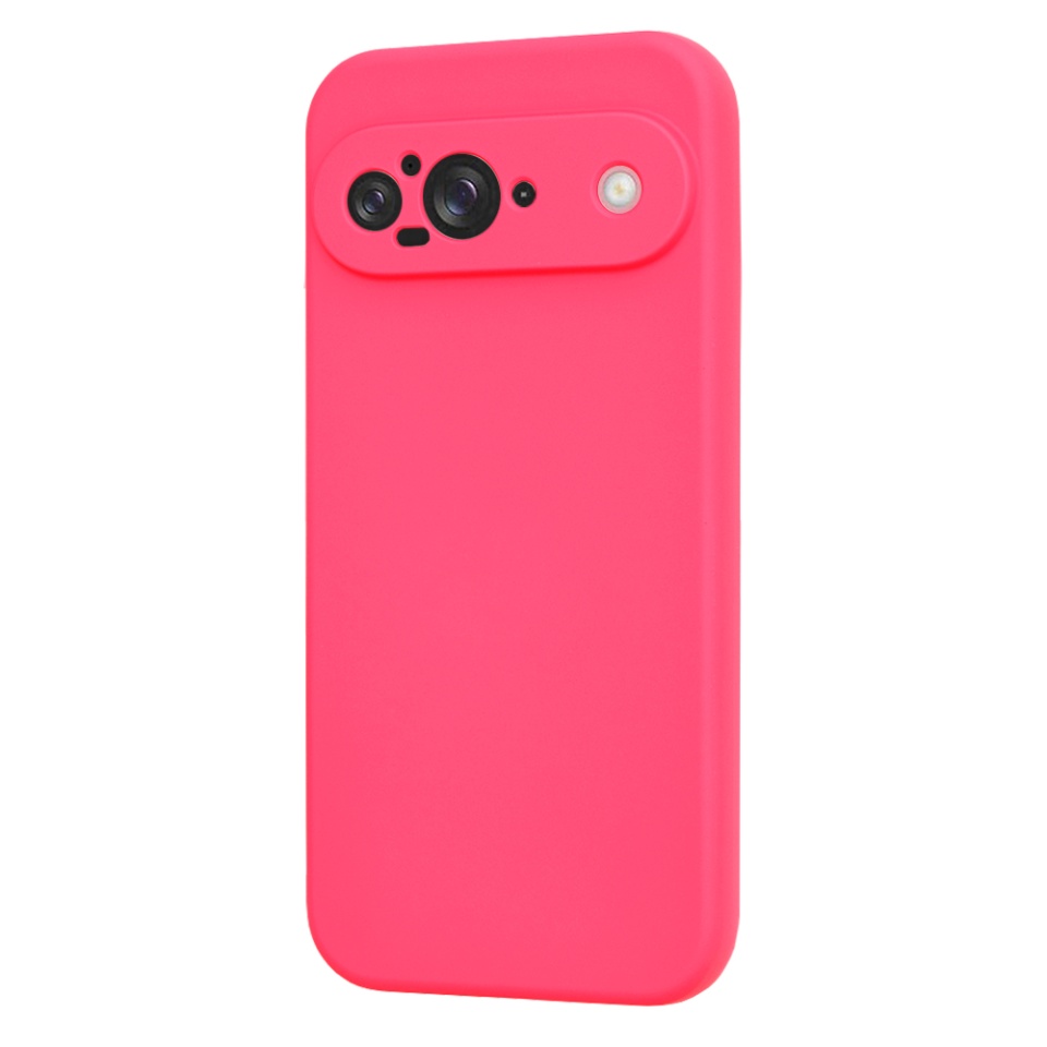 Husa pentru Google Pixel 9 din Silicon Catifelat, Protectie Premium, Skyddar SoftElegance - Fucsia - 2 | YEO