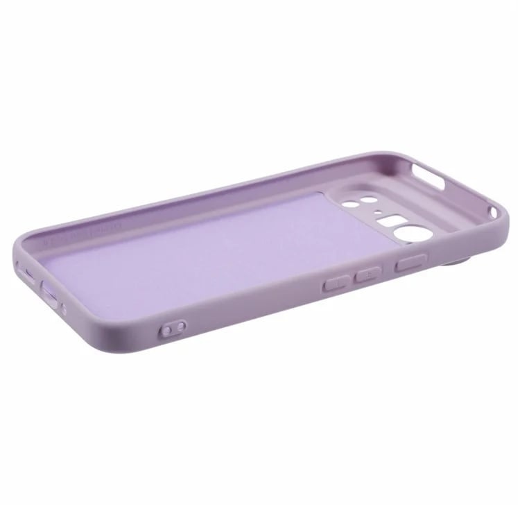 Husa pentru Google Pixel 9 Pro din Silicon Catifelat, Protectie Premium, Skyddar SoftElegance - Violet - 2 | YEO