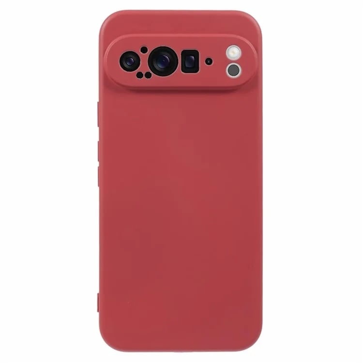 Husa pentru Google Pixel 9 Pro din Silicon Catifelat, Protectie Premium, Skyddar SoftElegance - Bordo