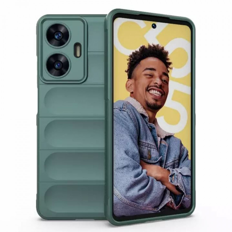 Husa pentru Google Pixel 9 Pro eleganta, din silicon mat, SKDR Vogue - Verde