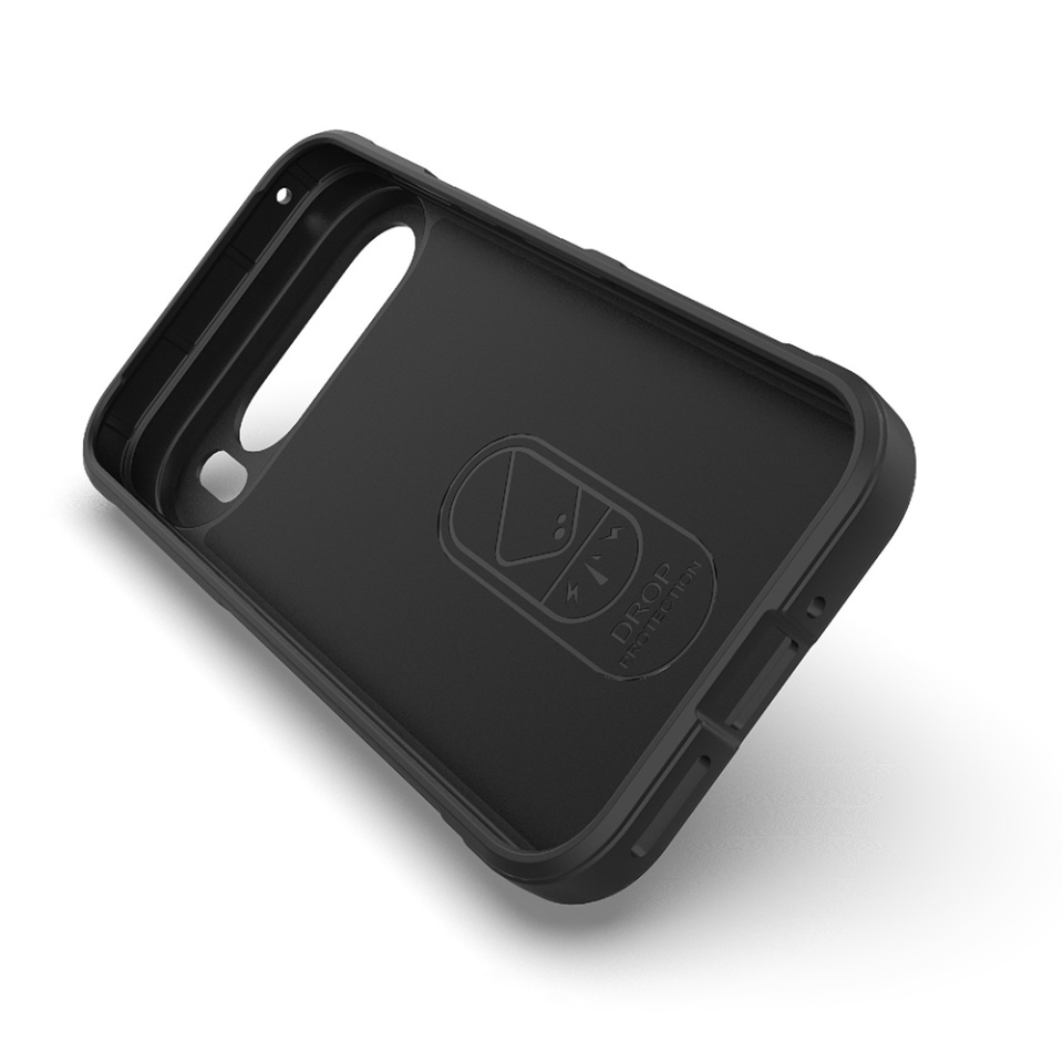 Husa pentru Google Pixel 9 Pro XL, SKYDDAR INNOVATION, Magic Shield, din Silicon Mat, set cu sticker, Mov - 1 | YEO