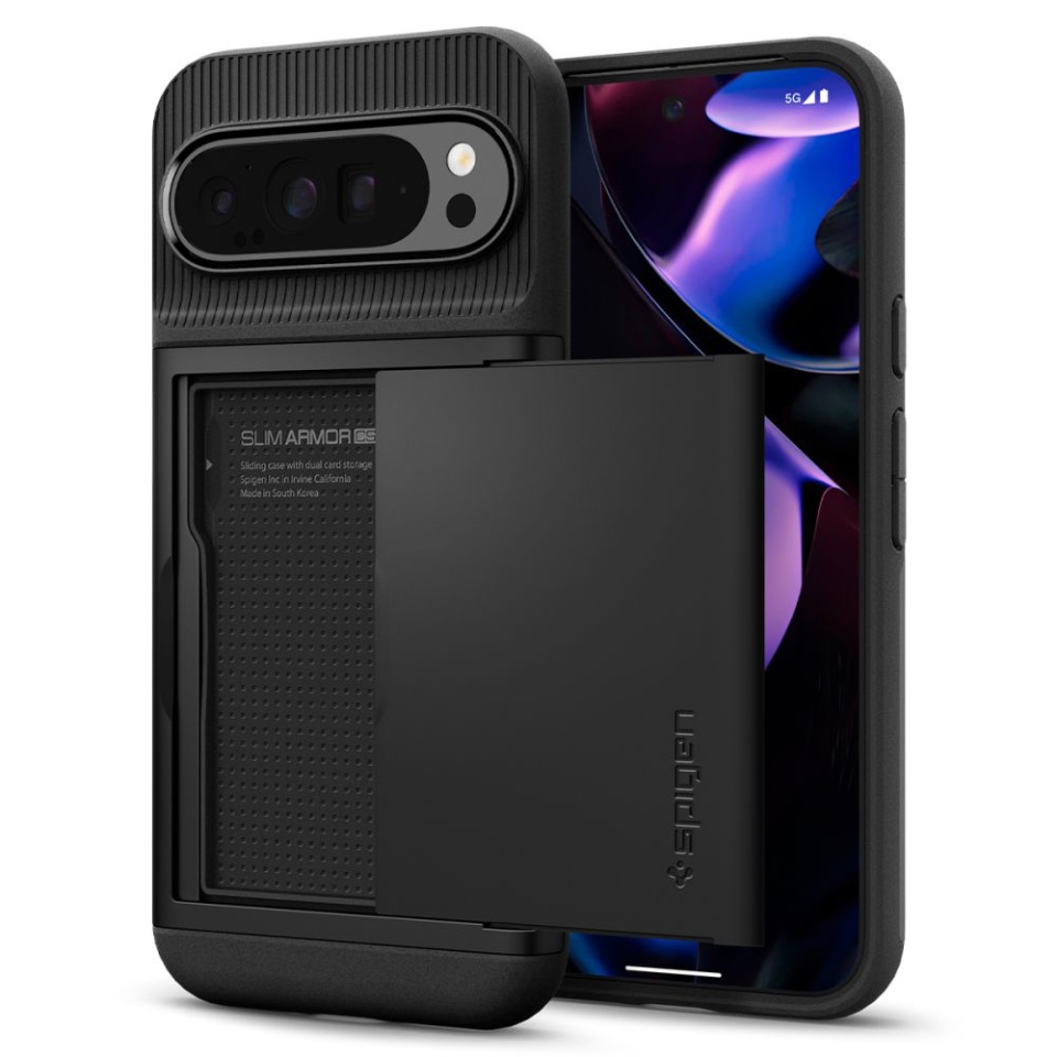 Husa pentru Google Pixel 9 Pro XL, Slim Armor CS, Spigen - Negru