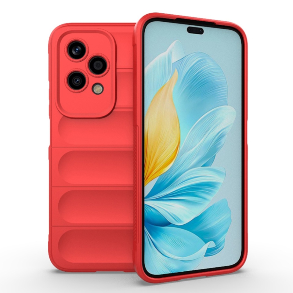 Husa pentru Honor 200 Lite eleganta, din silicon mat, SKDR Vogue - Rosu