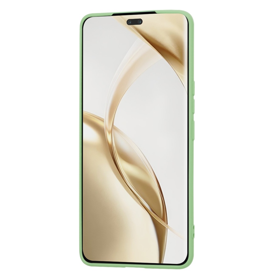 Husa pentru Honor 200 Pro din Silicon Catifelat, Protectie Premium, Skyddar SoftElegance - Verde deschis - 1 | YEO
