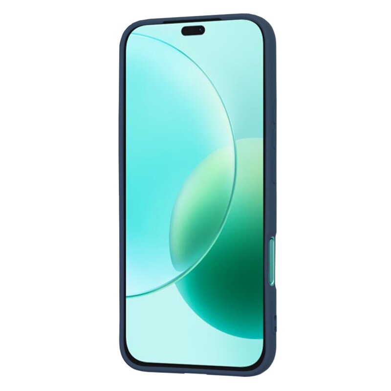 Husa pentru Honor 400 Lite, SKYDDAR INNOVATION, din Silicon Catifelat, SoftElegance , Bleumarin, set cu sticker - 1 | YEO