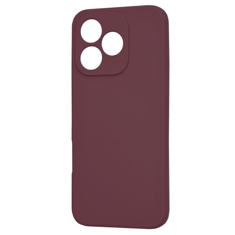 Husa pentru Honor 400 Lite, SKYDDAR INNOVATION, din Silicon Catifelat, SoftElegance , Bordo, set cu sticker - 3 | YEO