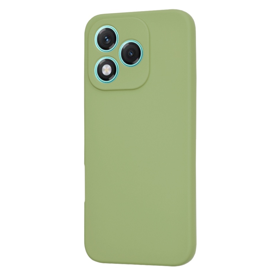 Husa pentru Honor 400 Lite, SKYDDAR INNOVATION, din Silicon Catifelat, SoftFlex Magsafe, set cu sticker, Verde - 1 | YEO