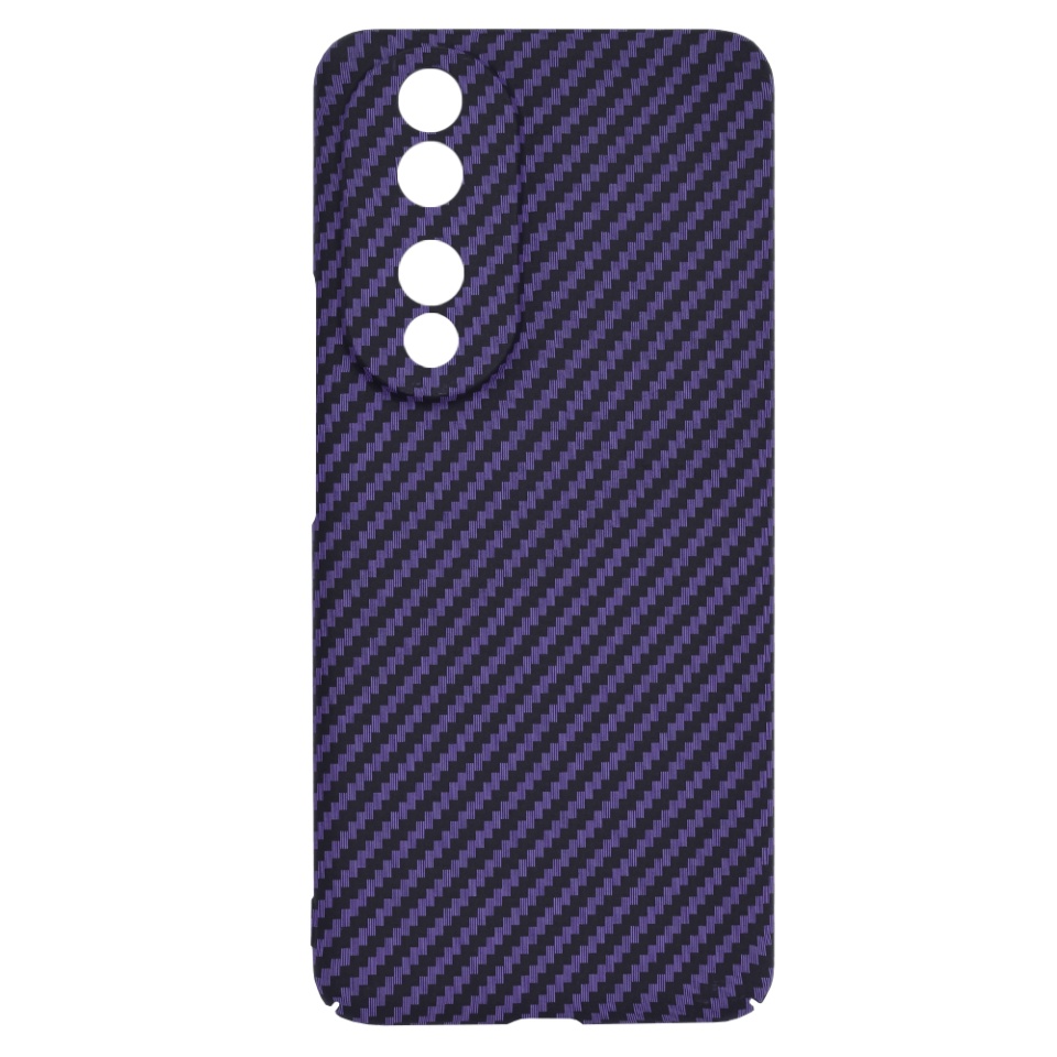 Husa pentru Honor 90, Finisaj Premium cu Textura de Carbon, Design Elegant, SKDR CarbonFlex - Mov - 3 | YEO