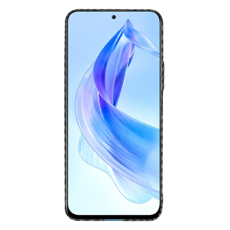 Husa pentru Honor 90 Lite, Finisaj Premium cu Textura de Carbon, Design Elegant, SKDR CarbonFlex - Negru - 1 | YEO