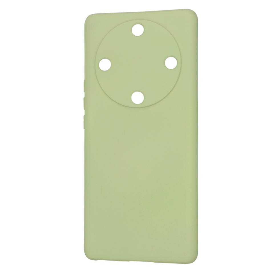Husa pentru Honor Magic5 Lite din Silicon Catifelat, Protectie Premium, Skyddar SoftElegance - Verde - 3 | YEO