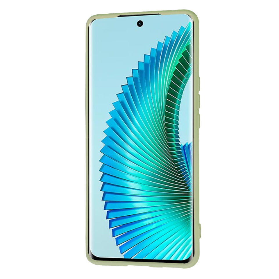 Husa pentru Honor Magic6 Lite din Silicon Catifelat, Protectie Premium, Skyddar SoftElegance - Verde - 1 | YEO