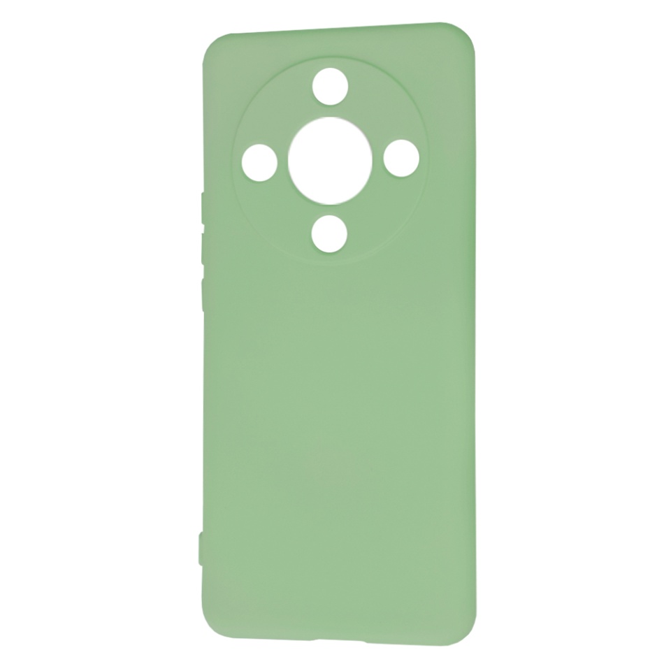 Husa pentru Honor Magic6 Lite din Silicon Catifelat, Protectie Premium, Skyddar SoftElegance - Verde deschis - 3 | YEO