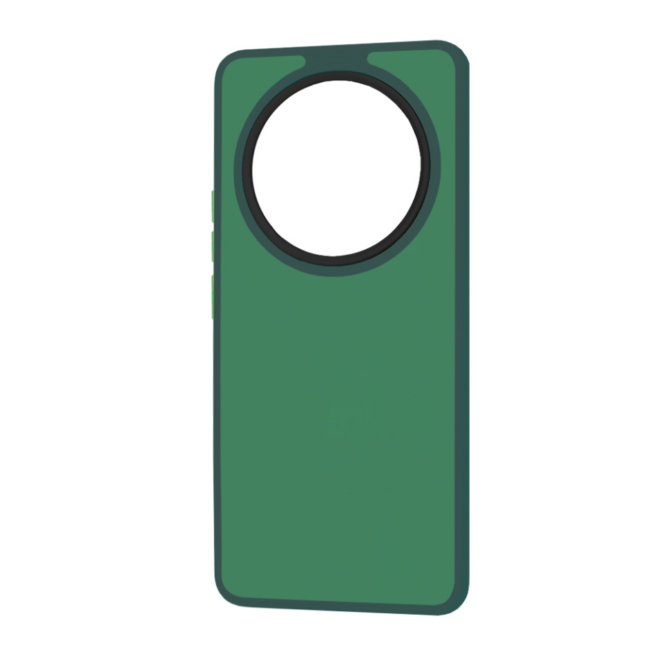 Husa pentru Honor Magic6 Lite, SKYDDAR INNOVATION, HaloFrost, AntiSoc, set cu sticker, Verde inchis - 3 | YEO