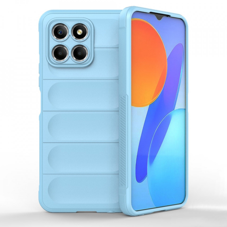 Husa pentru Honor X6 / X8 5G / 70 Lite eleganta, din silicon mat, SKDR Vogue - Bleu