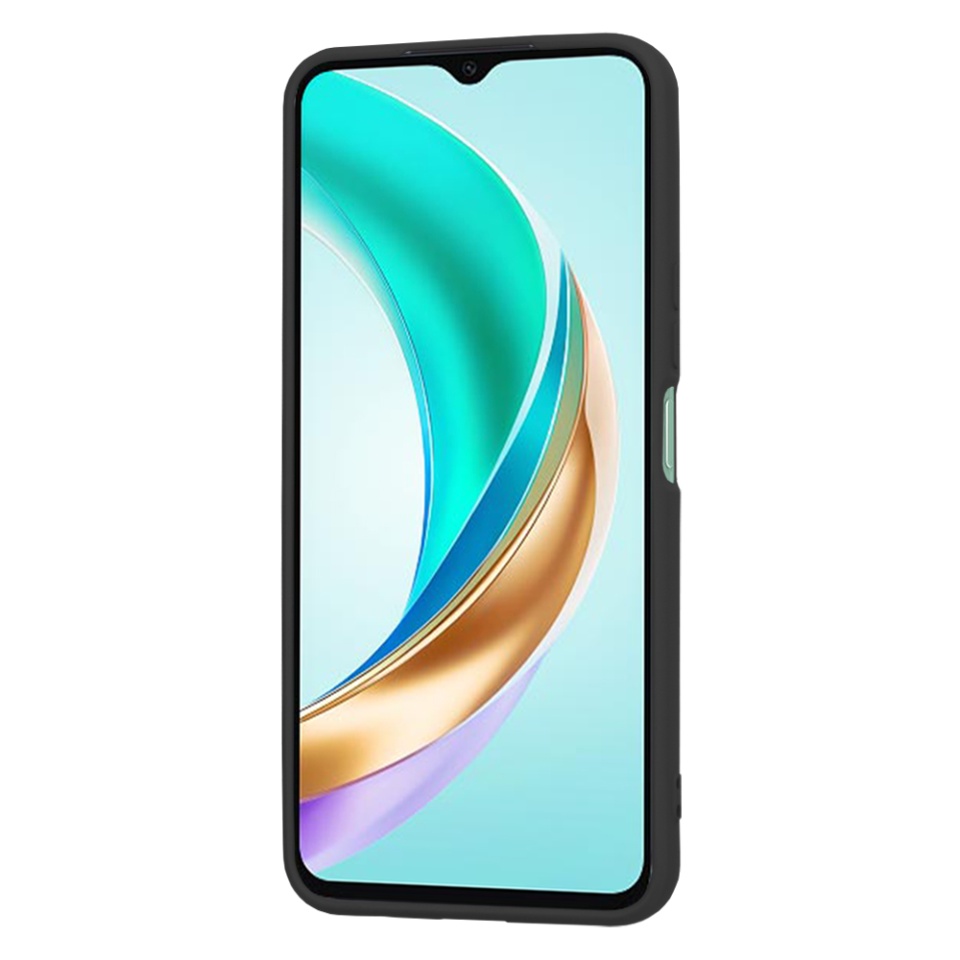 Husa pentru Honor X6b din Silicon Catifelat, Protectie Premium, Skyddar SoftElegance - Negru - 2 | YEO