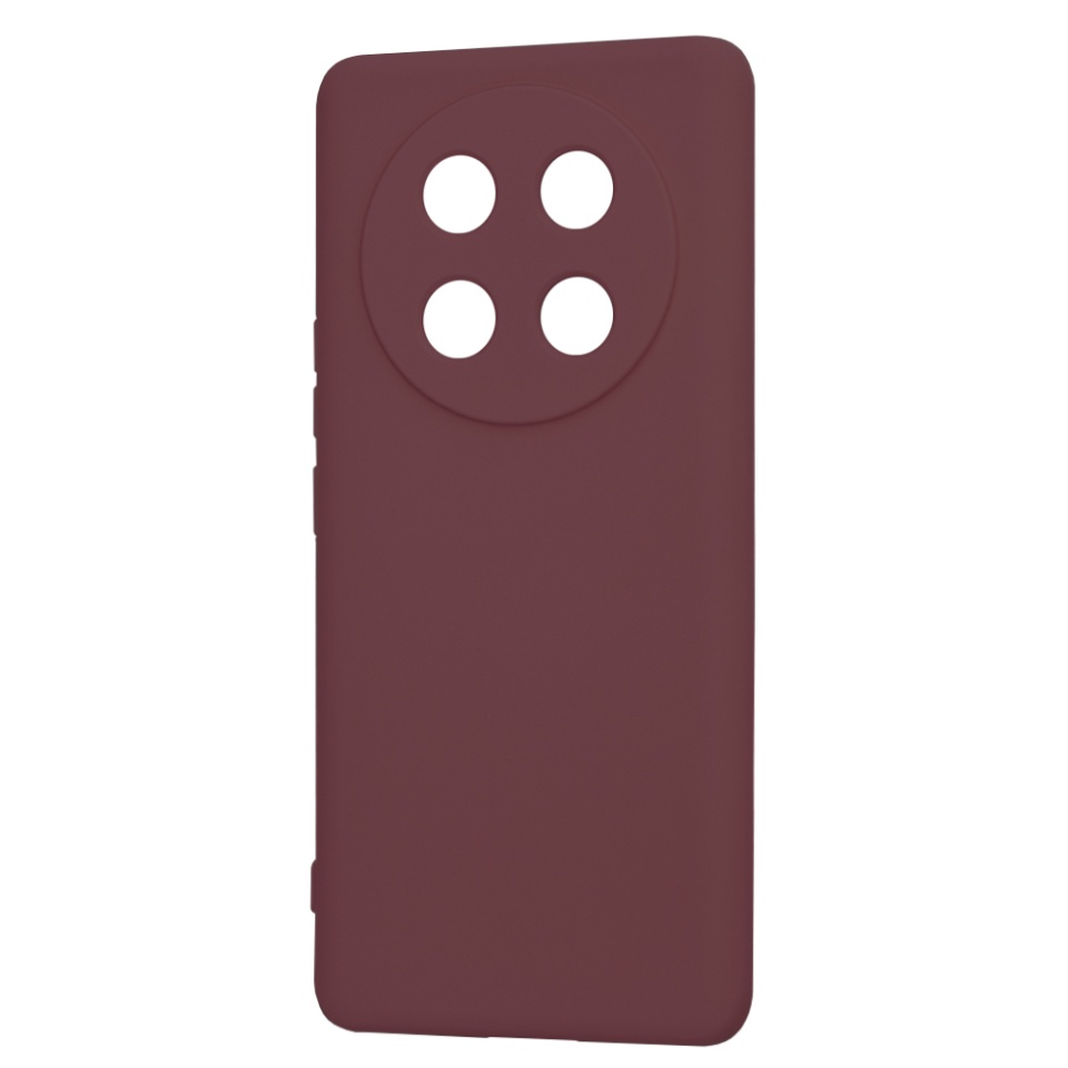 Husa pentru Honor X9c / Magic7 Lite din Silicon Catifelat, Protectie Premium, Skyddar SoftElegance - Bordo - 3 | YEO