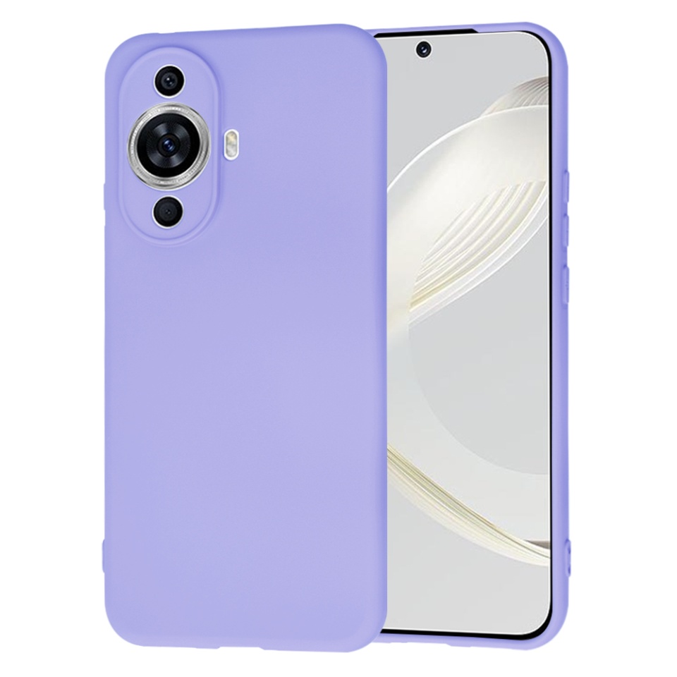 Husa pentru Huawei nova 11 / nova 12s din Silicon Catifelat, Protectie Premium, Skyddar SoftElegance - Violet