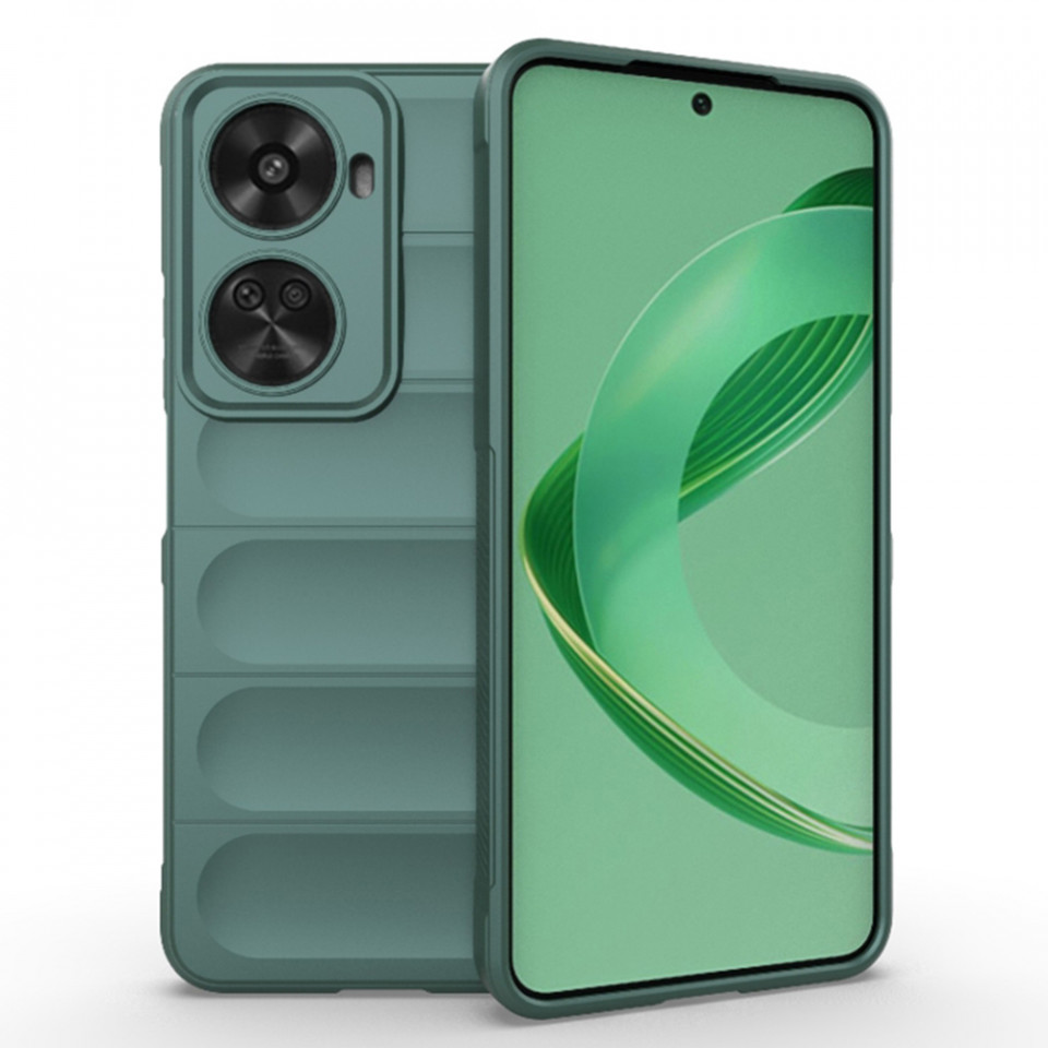 Husa pentru Huawei nova 11 SE / nova 12 SE eleganta, din silicon mat, SKDR Vogue - Verde