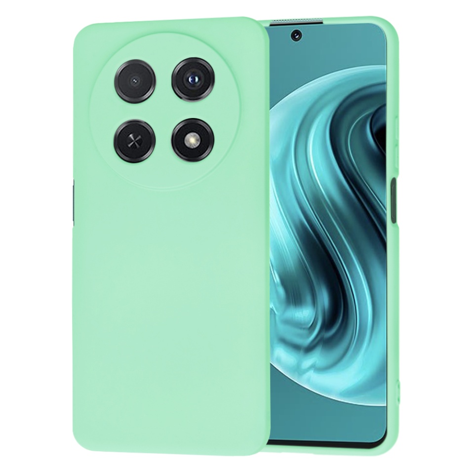 Husa pentru Huawei nova 12i din Silicon Catifelat, Protectie Premium, Skyddar SoftElegance - Verde deschis