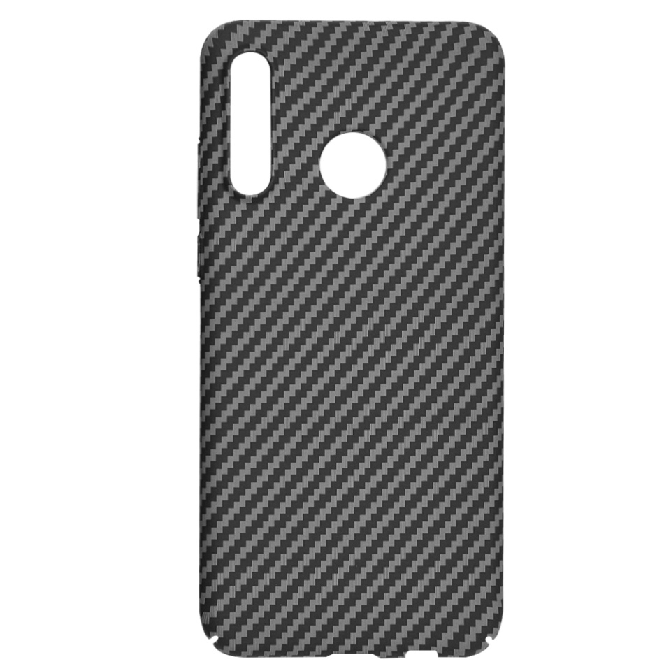 Husa pentru Huawei P30 Lite / P30 Lite New Edition, Finisaj Premium cu Textura de Carbon, Design Elegant, SKDR CarbonFlex - Negru - 3 | YEO