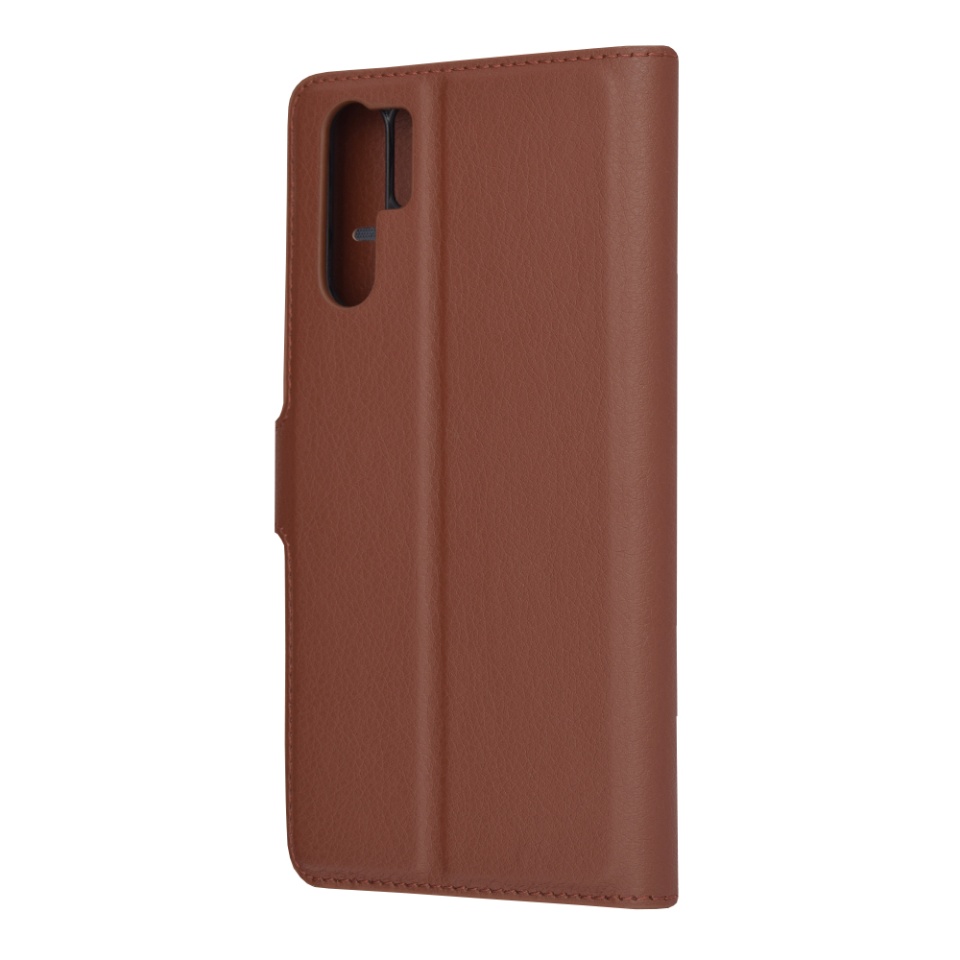 Husa pentru Huawei P30 Pro / P30 Pro New Edition tip Carte, cu Portofel Interior, Finisaje Premium, SKYDDAR Leather Wallet - Maro - 3 | YEO