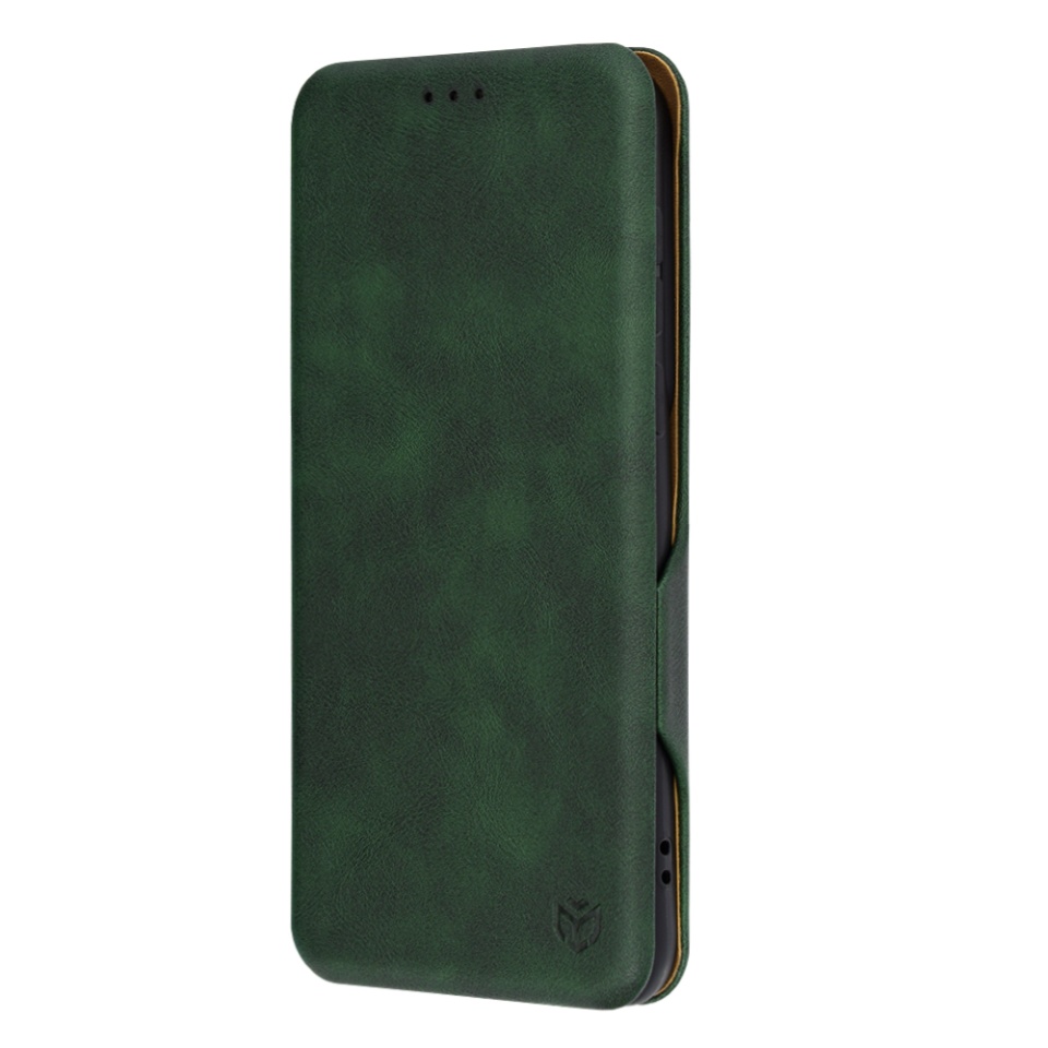 Husa pentru Huawei Pura 70 Ultra, SKYDDAR INNOVATION, Safe Wallet tip carte din Piele Ecologica, Suport Carduri, Inchidere Magnetica, Verde, set cu sticker - 3 | YEO