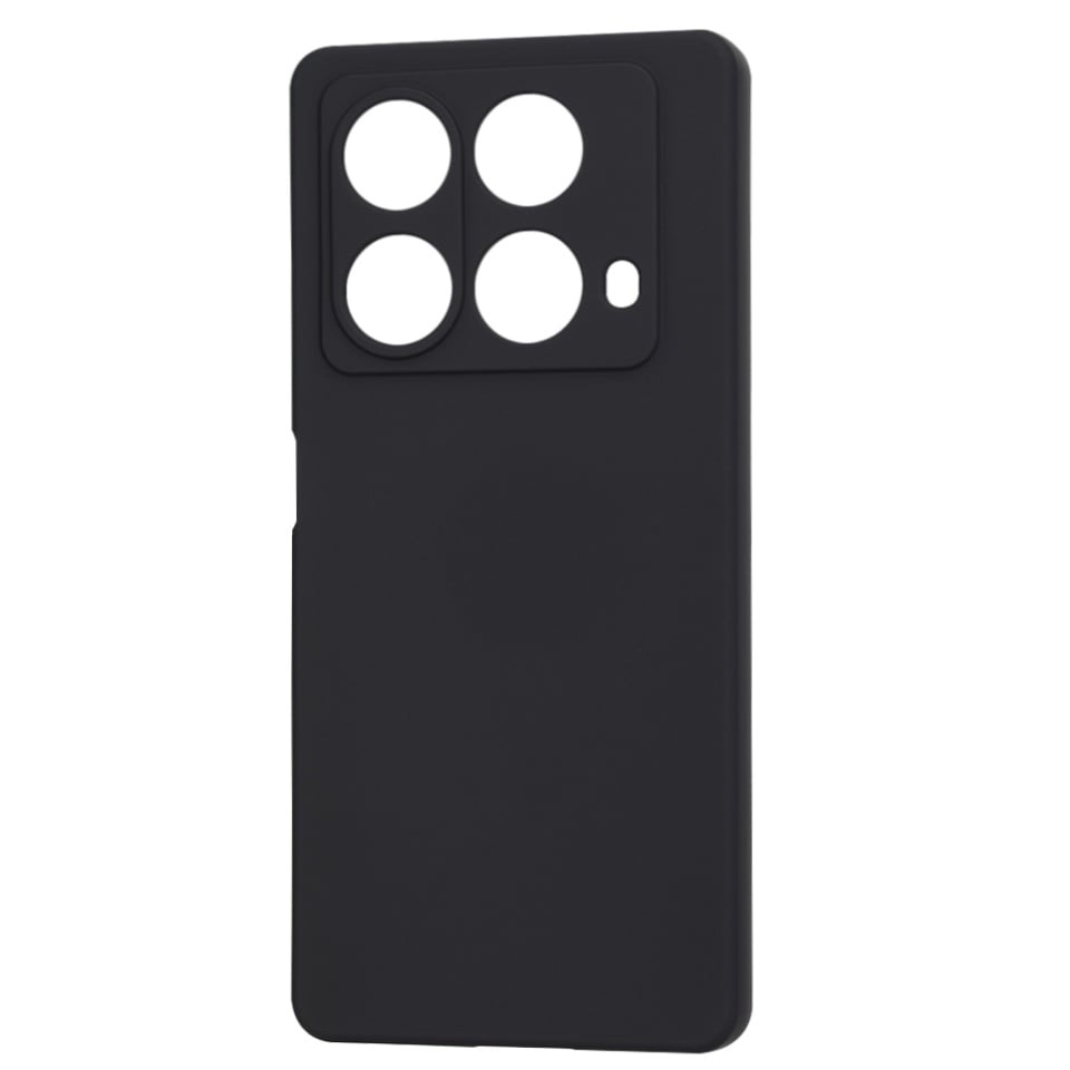 Husa pentru Infinix Note 40 Pro 4G din Silicon Catifelat, Protectie Premium, Skyddar SoftElegance - Negru - 2 | YEO