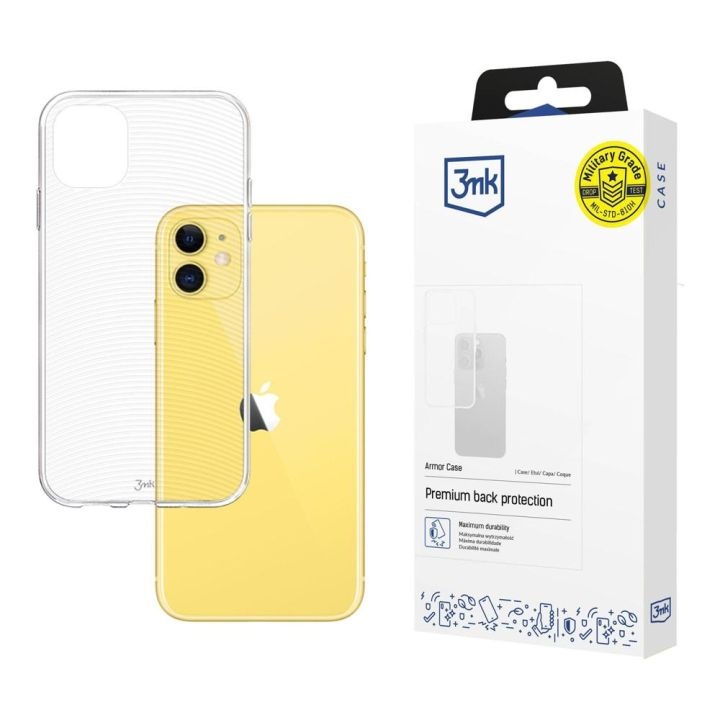 Husa pentru iPhone 11, 3mk Armor Case, Clear