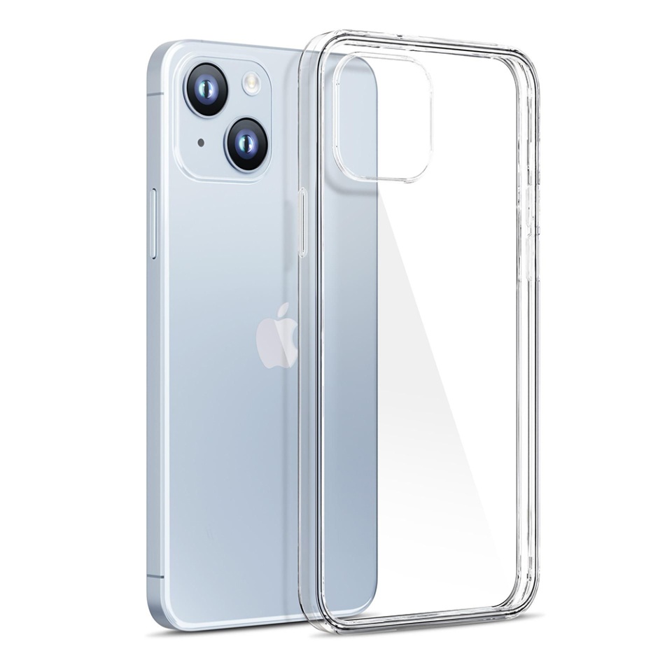 Husa pentru iPhone 14, din silicon, 3mk Clear Case, Transparent - 2 | YEO