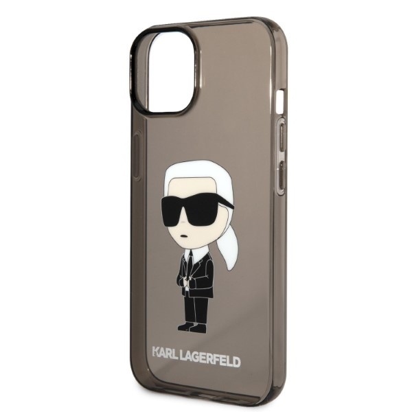Husa pentru iPhone 14 Plus Hardcase, Karl Lagerfeld - Negru - 1 | YEO