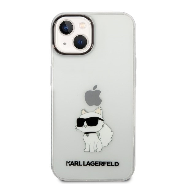 Husa pentru iPhone 14 Plus, Hardcase Transparent, Karl Lagerfeld, Transparenta - 2 | YEO