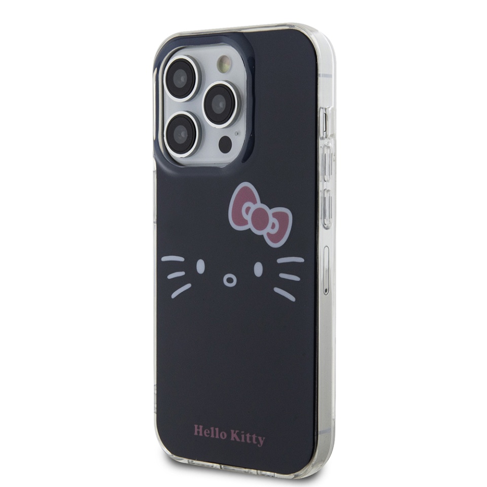 Husa pentru iPhone 14 Pro Max, Hardcase IML, Hello Kitty - Negru - 1 | YEO