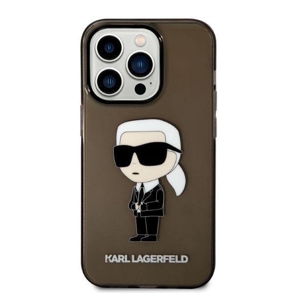 Husa pentru iPhone 14 Pro Max Hardcase, Karl Lagerfeld - Negru - 3 | YEO