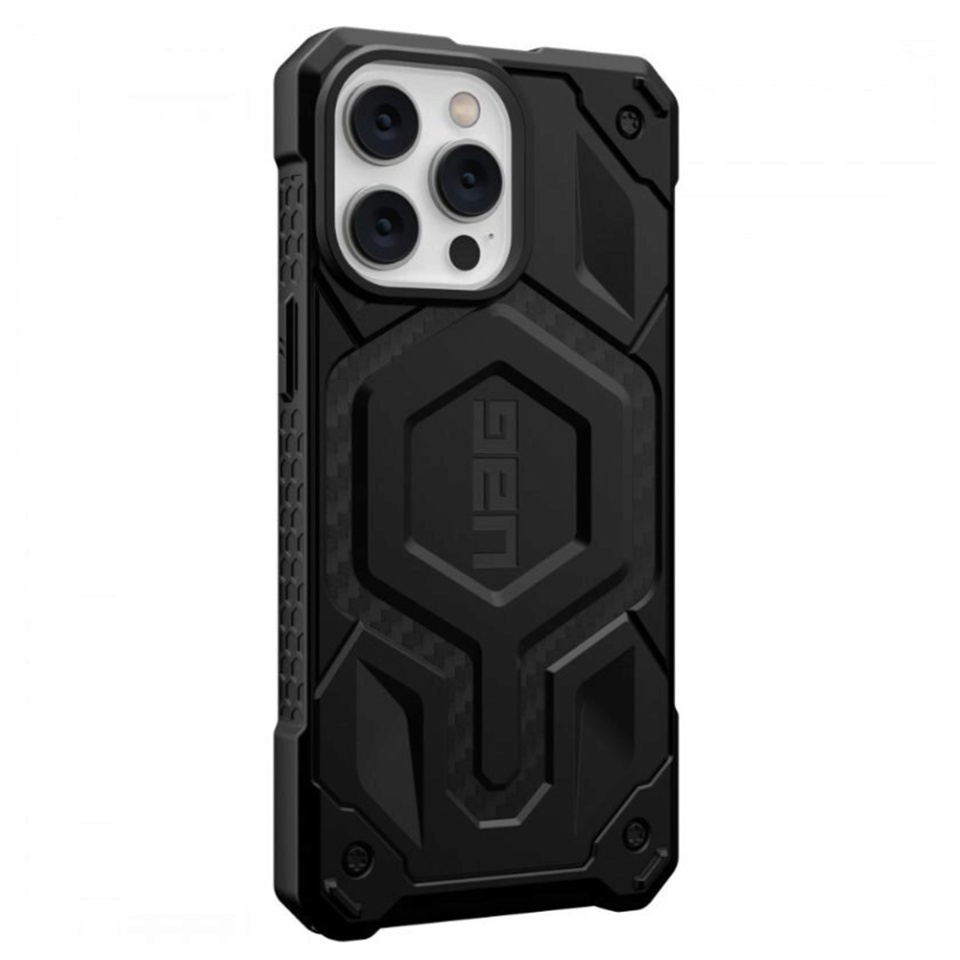 Husa pentru iPhone 14 Pro Max, Monarch Pro MagSafe, UAG - Carbon Fiber - 1 | YEO