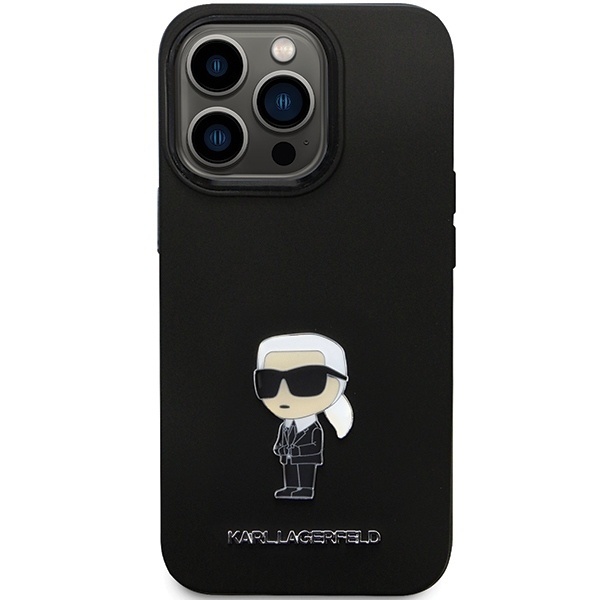 Husa pentru iPhone 14 Pro Max, Silicone, Karl Lagerfeld, Negru - 2 | YEO