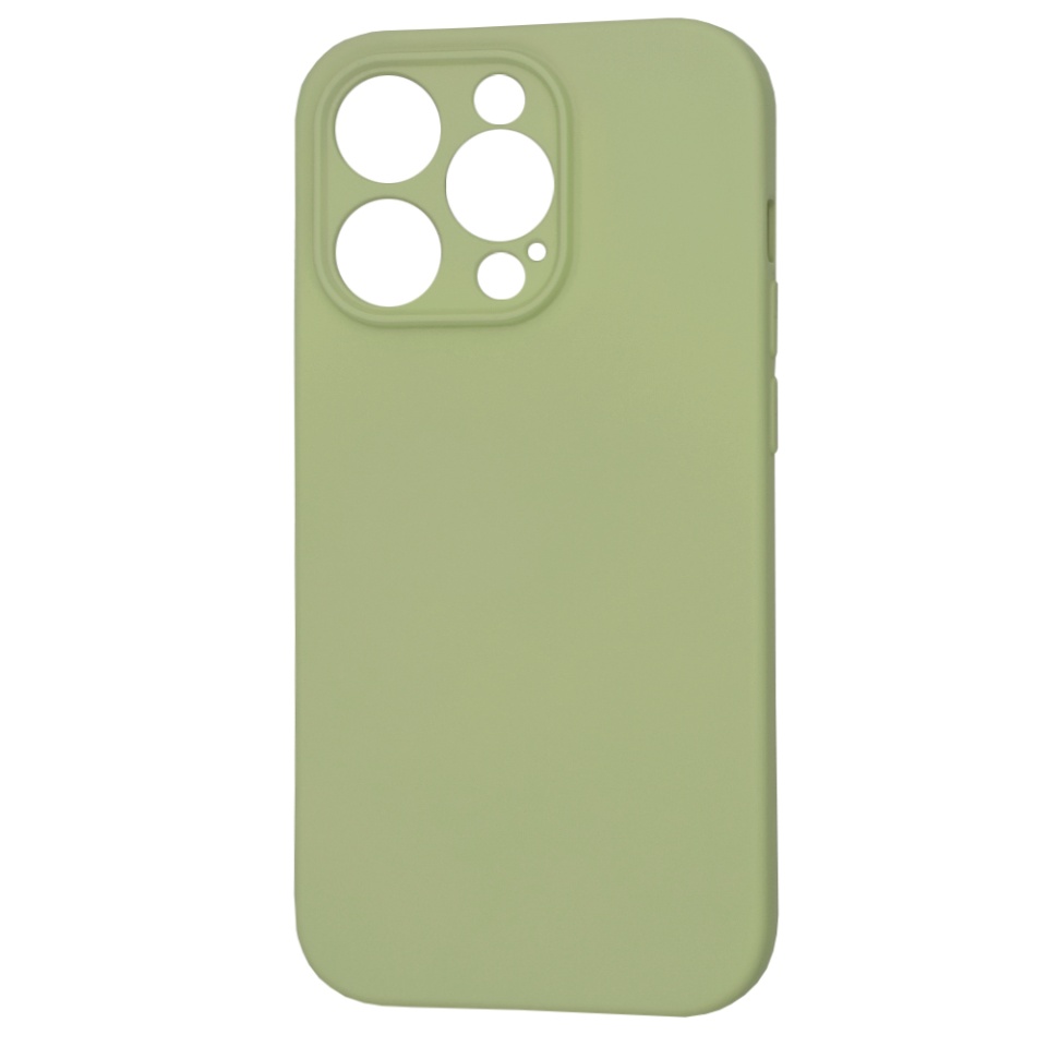 Husa pentru iPhone 14 Pro, SKYDDAR INNOVATION, din Silicon Catifelat, SoftFlex Magsafe, Verde, set cu sticker - 2 | YEO
