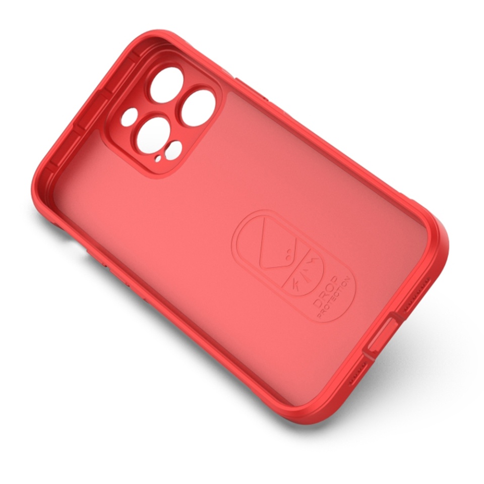 Husa pentru iPhone 14 Pro, SKYDDAR INNOVATION, Vogue, din Silicon Mat, Bleu, set cu sticker - 2 | YEO